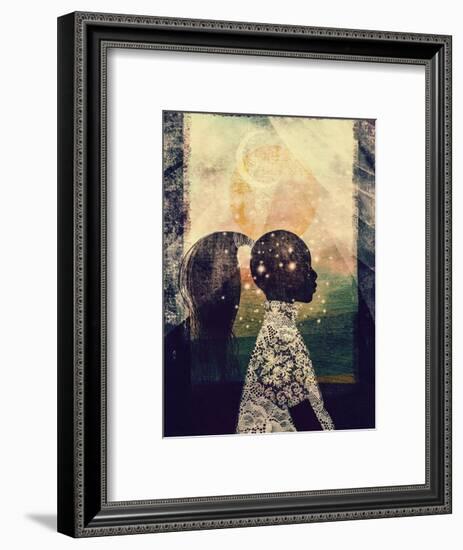 The Sun, Stars and Moon-Erin K. Robinson-Framed Premium Giclee Print