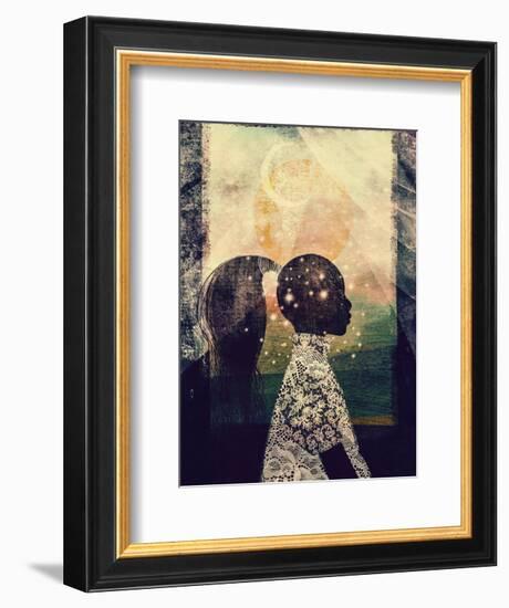 The Sun, Stars and Moon-Erin K. Robinson-Framed Premium Giclee Print