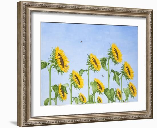 The Sun Worshippers, 2011-Rebecca Campbell-Framed Giclee Print