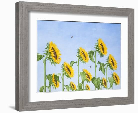 The Sun Worshippers, 2011-Rebecca Campbell-Framed Giclee Print