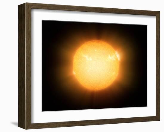 The Sun, X-ray Image-Detlev Van Ravenswaay-Framed Photographic Print