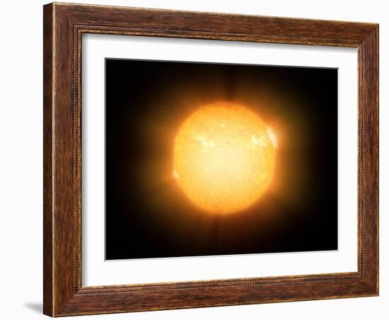 The Sun, X-ray Image-Detlev Van Ravenswaay-Framed Photographic Print