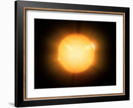 The Sun, X-ray Image-Detlev Van Ravenswaay-Framed Photographic Print