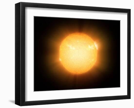 The Sun, X-ray Image-Detlev Van Ravenswaay-Framed Photographic Print