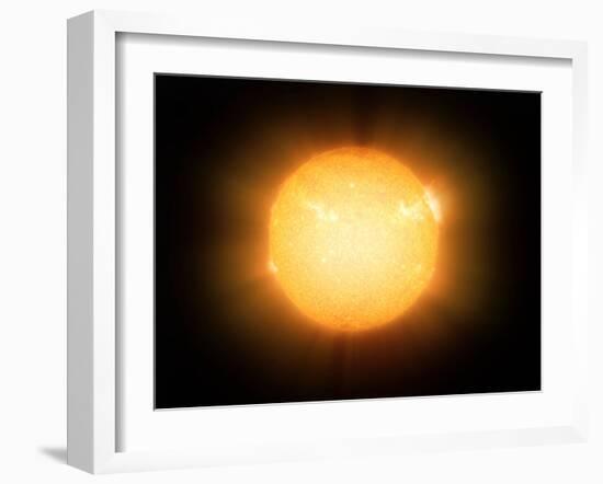 The Sun, X-ray Image-Detlev Van Ravenswaay-Framed Photographic Print