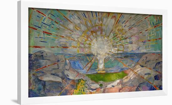 The Sun-Edvard Munch-Framed Art Print