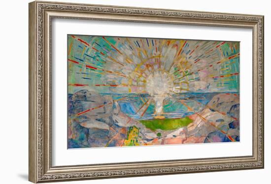 The Sun-Edvard Munch-Framed Giclee Print