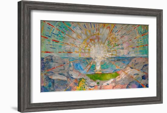 The Sun-Edvard Munch-Framed Giclee Print