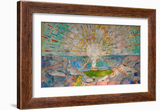 The Sun-Edvard Munch-Framed Giclee Print