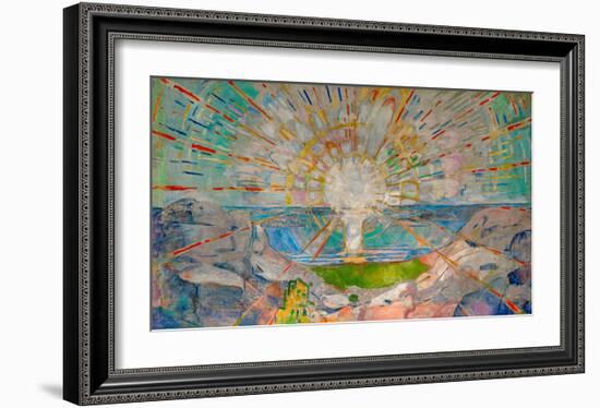 The Sun-Edvard Munch-Framed Giclee Print