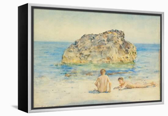 The Sunbathers, 1921-Henry Scott Tuke-Framed Premier Image Canvas