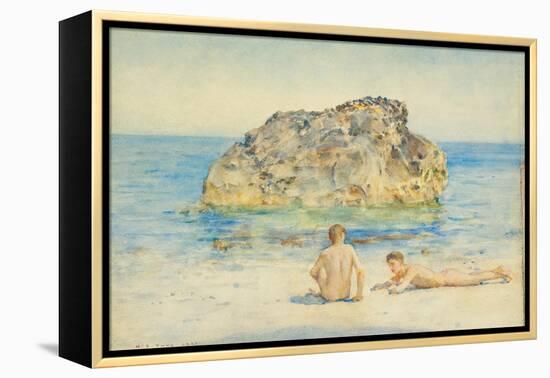 The Sunbathers, 1921-Henry Scott Tuke-Framed Premier Image Canvas