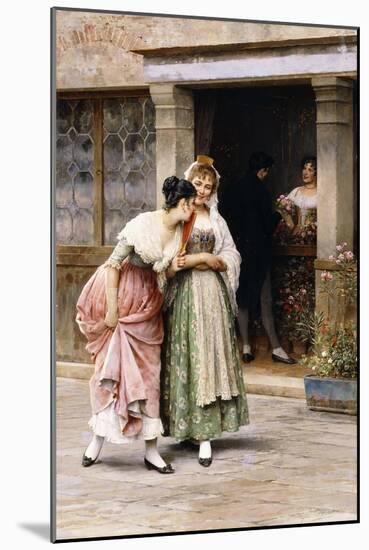 The Sunday Bouquet, 1893-Eugen Von Blaas-Mounted Giclee Print