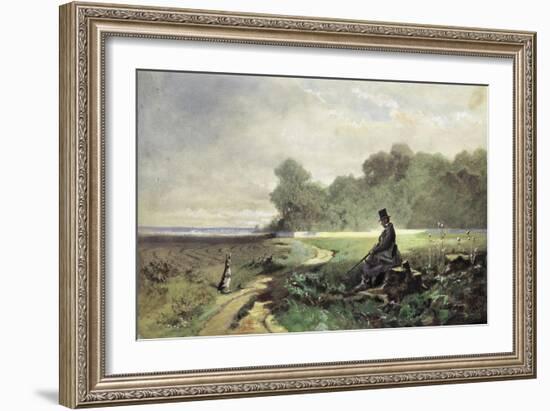 The Sunday Hunter-Carl Spitzweg-Framed Giclee Print