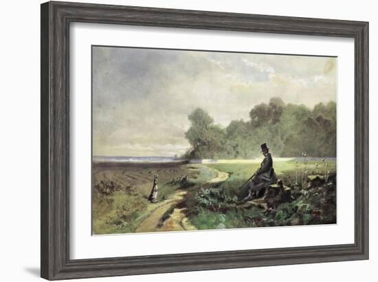 The Sunday Hunter-Carl Spitzweg-Framed Giclee Print