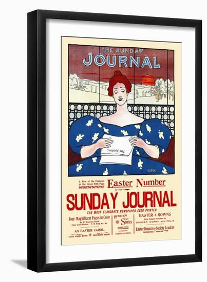 The Sunday Journal, Easter Number-Ernest Haskell-Framed Art Print