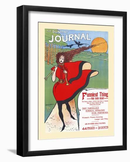The Sunday Journal-Ernest Haskell-Framed Art Print