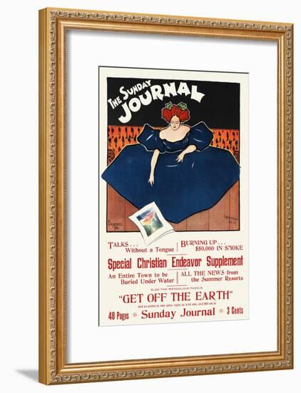 The Sunday Journal-Ernest Haskell-Framed Art Print