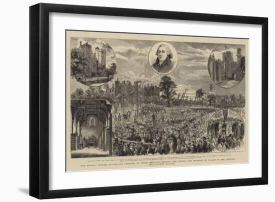 The Sunday School Centenary-Godefroy Durand-Framed Giclee Print