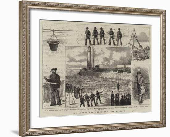 The Sunderland Volunteer Life Brigade-null-Framed Giclee Print