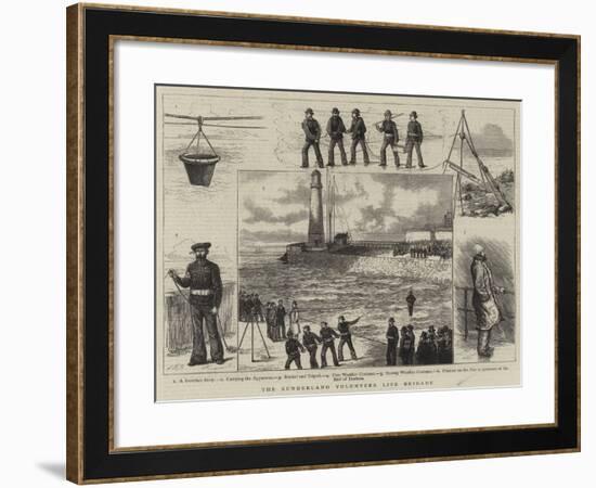 The Sunderland Volunteer Life Brigade-null-Framed Giclee Print