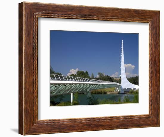 The Sundial Bridge at Turtle Bay, Redding, California, USA-David R. Frazier-Framed Photographic Print