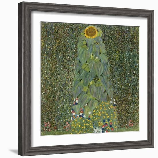 The Sunflower, 1905-Gustav Klimt-Framed Giclee Print