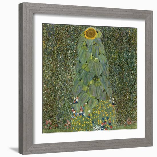 The Sunflower, 1905-Gustav Klimt-Framed Giclee Print