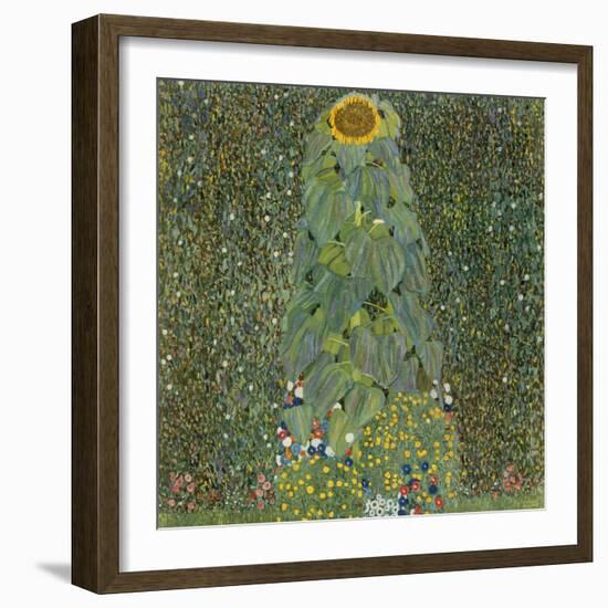 The Sunflower, 1905-Gustav Klimt-Framed Giclee Print