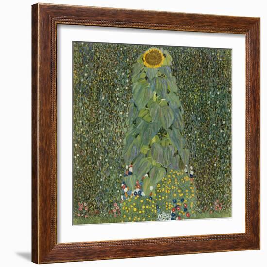 The Sunflower, 1905-Gustav Klimt-Framed Giclee Print