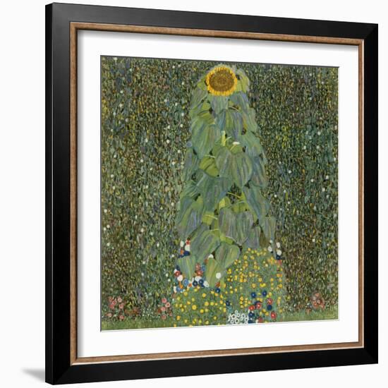 The Sunflower, 1905-Gustav Klimt-Framed Giclee Print