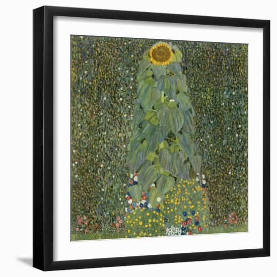 The Sunflower, 1905-Gustav Klimt-Framed Giclee Print