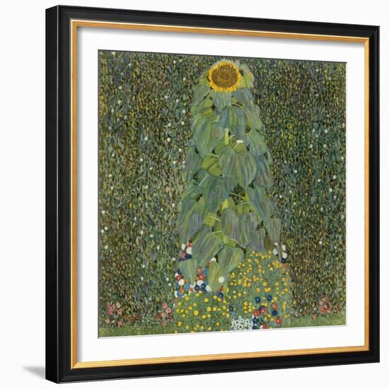 The Sunflower, 1905-Gustav Klimt-Framed Giclee Print