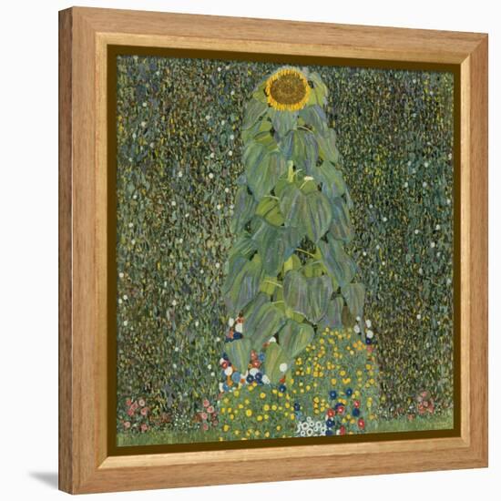 The Sunflower, 1905-Gustav Klimt-Framed Premier Image Canvas