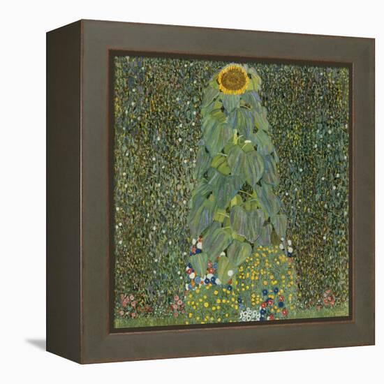 The Sunflower, 1905-Gustav Klimt-Framed Premier Image Canvas