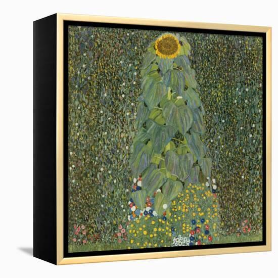 The Sunflower, 1905-Gustav Klimt-Framed Premier Image Canvas