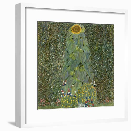 The Sunflower, 1905-Gustav Klimt-Framed Premium Giclee Print