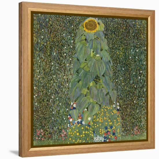 The Sunflower, 1905-Gustav Klimt-Framed Premier Image Canvas