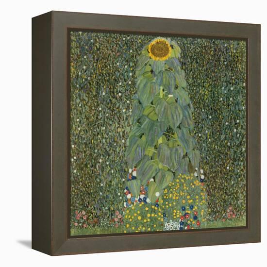 The Sunflower, 1905-Gustav Klimt-Framed Premier Image Canvas