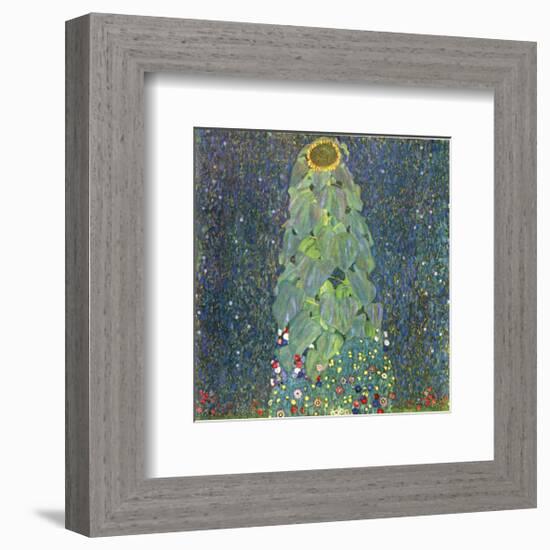 The Sunflower, c.1906-1907-Gustav Klimt-Framed Art Print