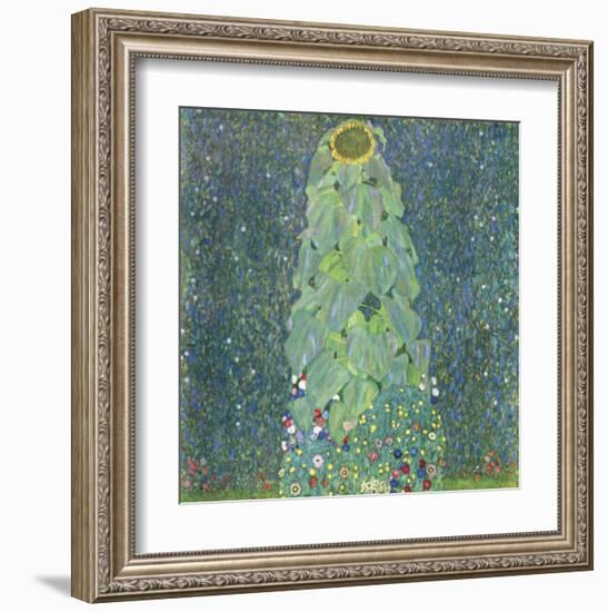 The Sunflower c.1906-1907-Gustav Klimt-Framed Art Print