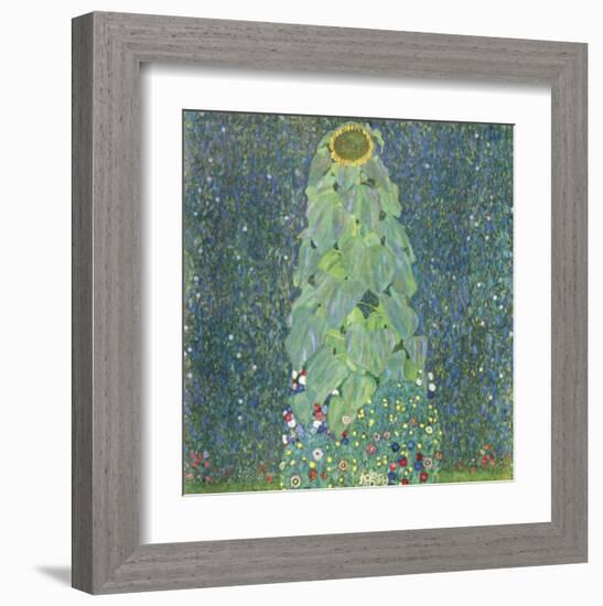 The Sunflower c.1906-1907-Gustav Klimt-Framed Art Print