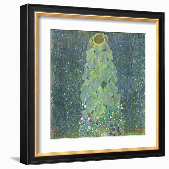 The Sunflower c.1906-1907-Gustav Klimt-Framed Art Print