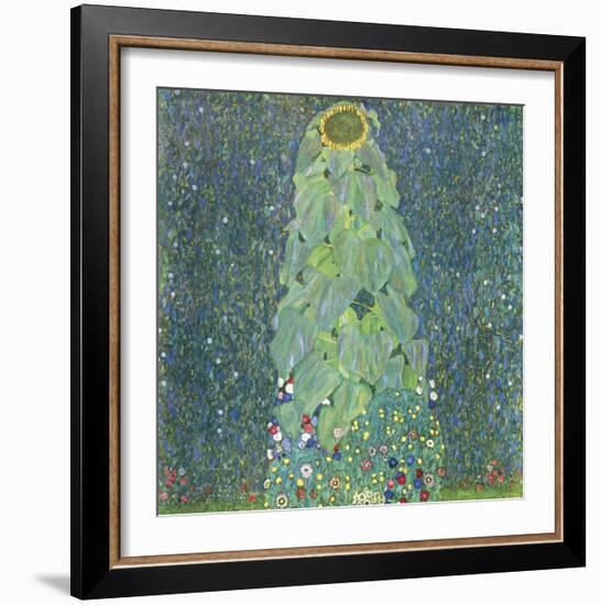 The Sunflower, c. 1906-1907-Gustav Klimt-Framed Art Print