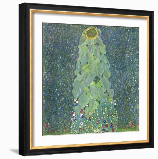 The Sunflower, c. 1906-1907-Gustav Klimt-Framed Art Print