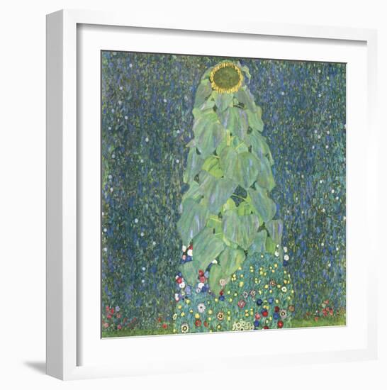 The Sunflower, c. 1906-1907-Gustav Klimt-Framed Art Print