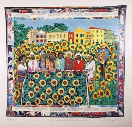 The Sunflower's Quilting Bee at Arles Limited Edition by