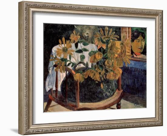 The Sunflowers, 1901-Paul Gauguin-Framed Giclee Print