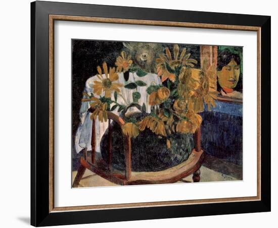 The Sunflowers, 1901-Paul Gauguin-Framed Giclee Print