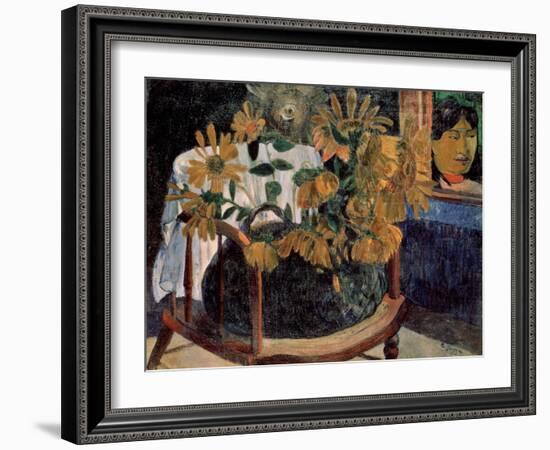 The Sunflowers, 1901-Paul Gauguin-Framed Giclee Print
